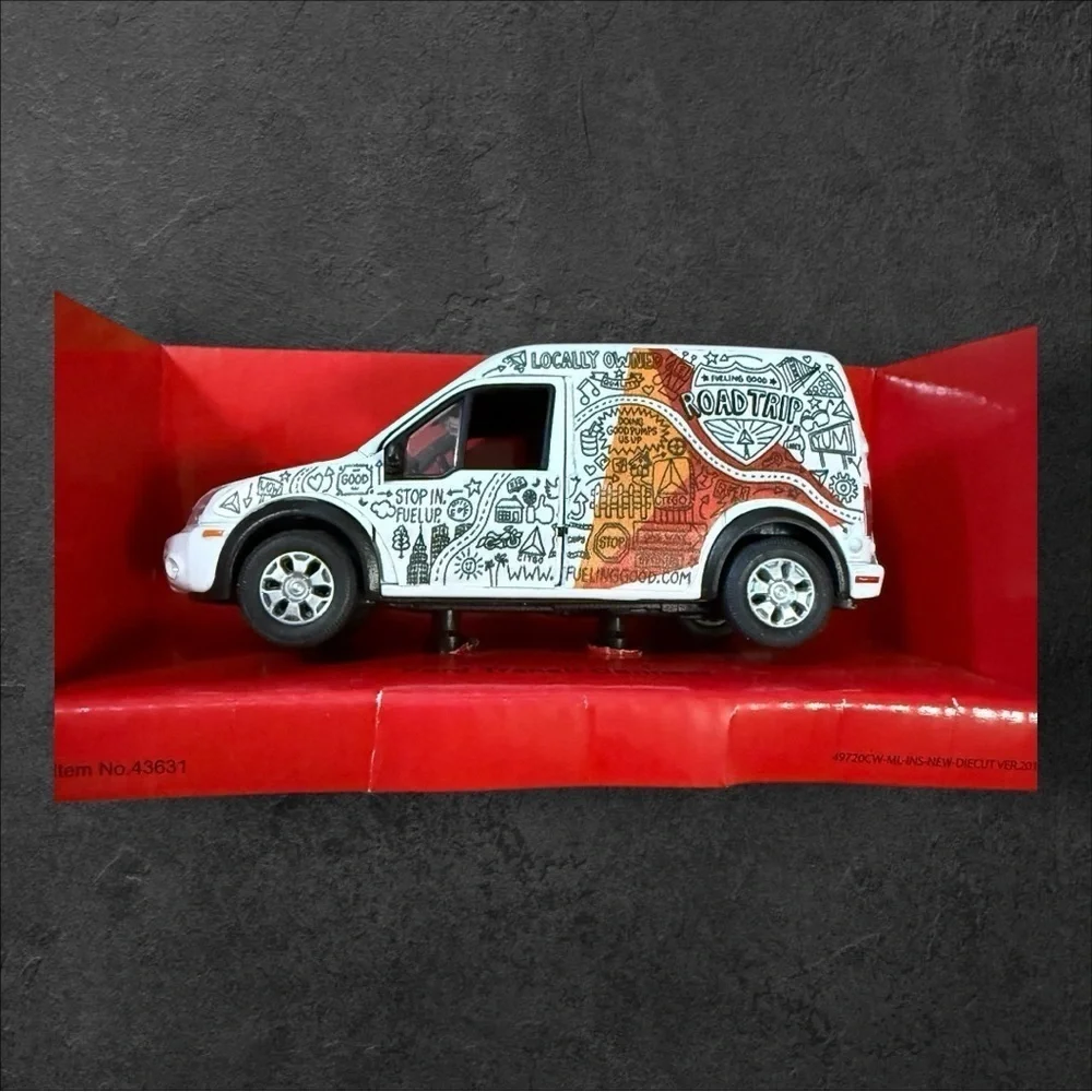 CITGO FUELING GOOD ROAD TRIP FORD TRANSIT CONNECT DIE CAST VAN  - NIB